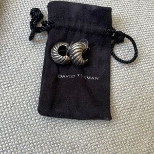 AUTH- David Yurman Huggie Earrings USED
